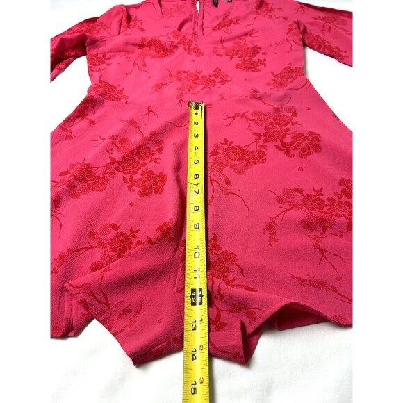 H&M Divided Womens Floral Romper Size 8 Long Open Sleeve SKU LRC5-125 - Picture 5 of 10